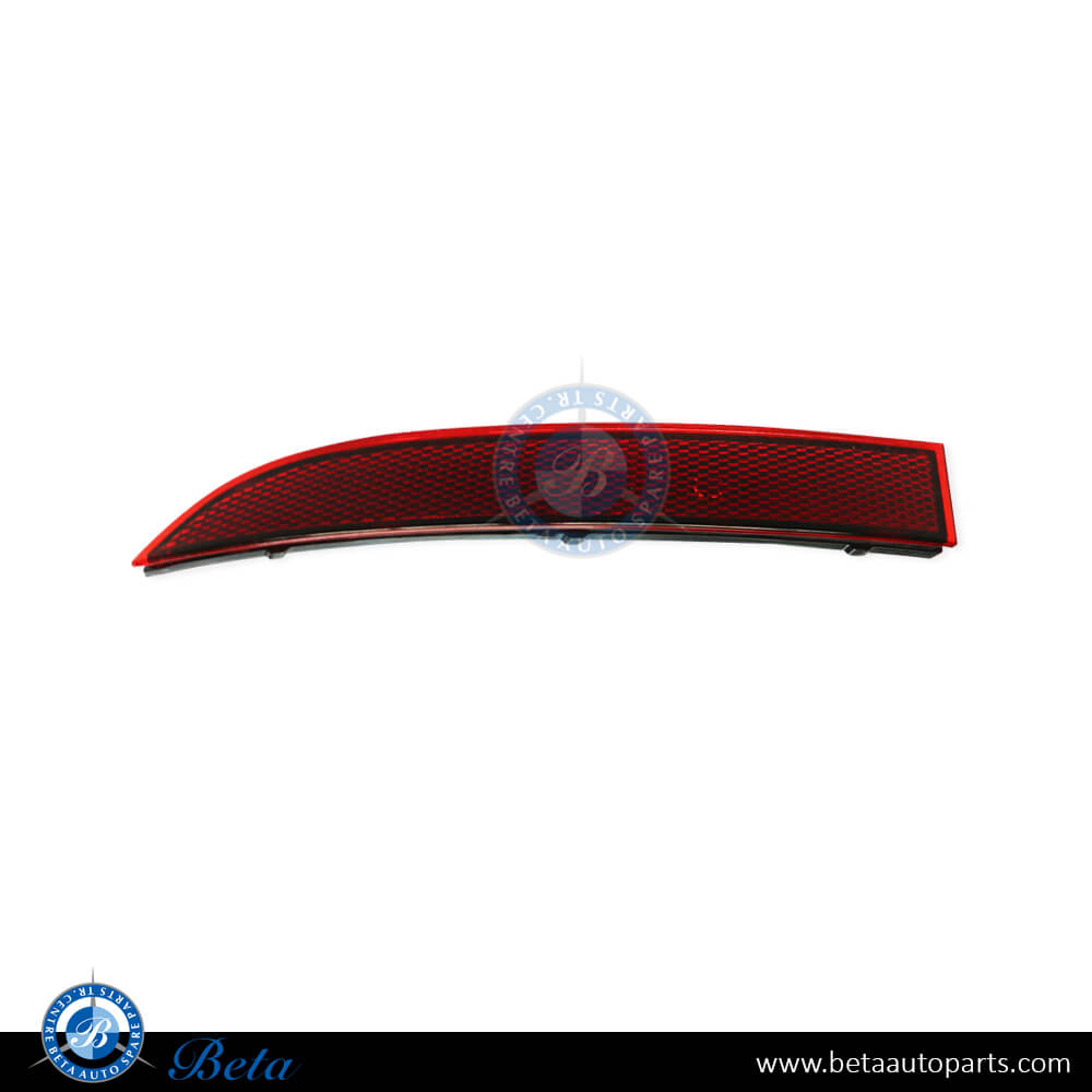Left Side Rear Bumper Reflector - Outer for Audi A4/A5 2020-Up models, Part Number 8W0945105AC Left Side Rear Bumper Reflector - Outer for Audi A4/A5 2020-Up models, Part Number 8W0945105AC